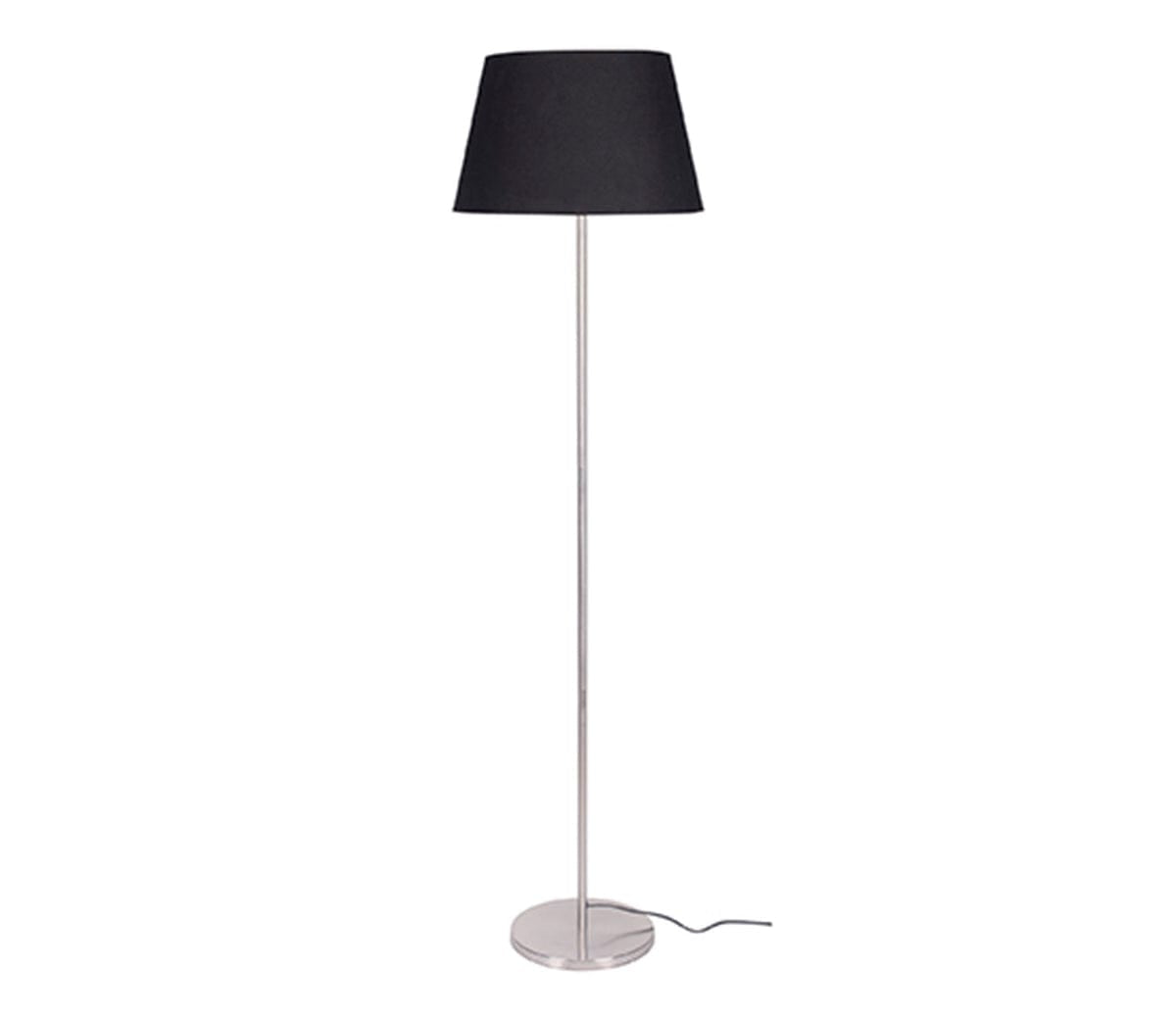 Modern Artisic Gold Metal Finish Sleek Black Color Floor Lamp