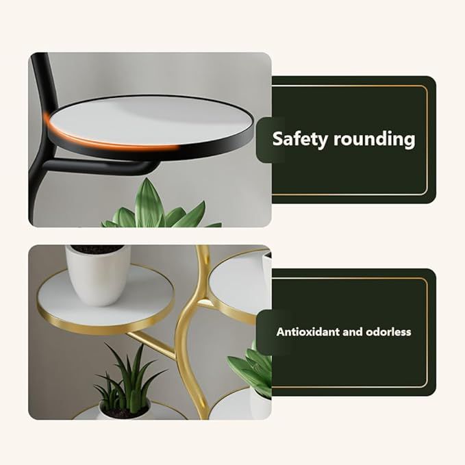 Modern 5-Tier Metal Plant Stand – Indoor & Outdoor Flower Pot Display Rack