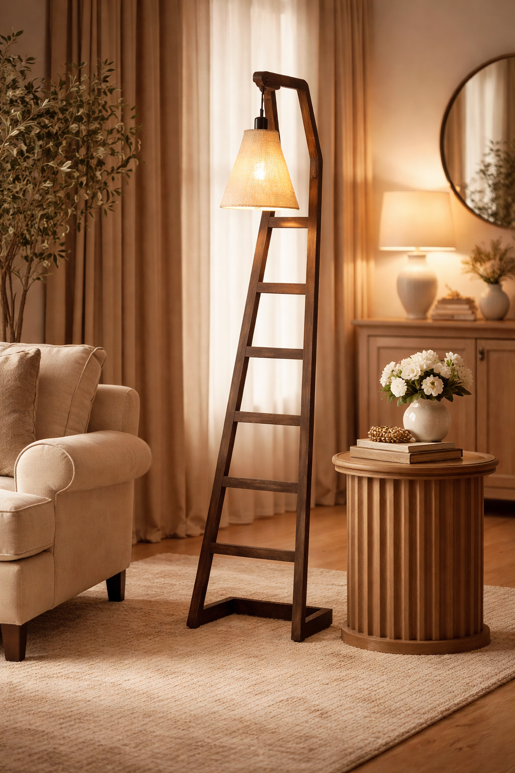 Luxury Lamp wooden