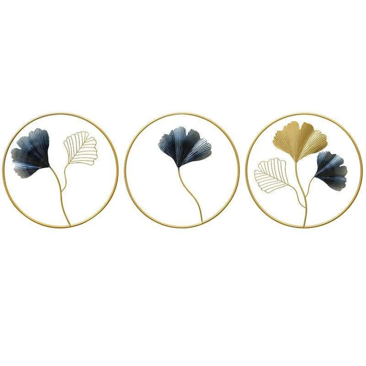 Metal Wall Art Modern Wall Hanging for Bedroom & Home (W-3.O)