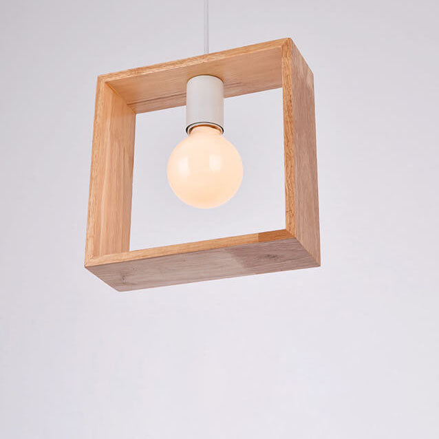 Wooden Ceiling Lamp for Dining Hall Wooden Hanging Lamp (L-20)
