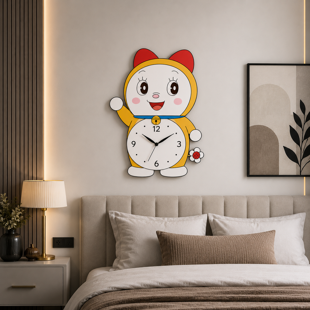 Premium  Wall Clock Dorami