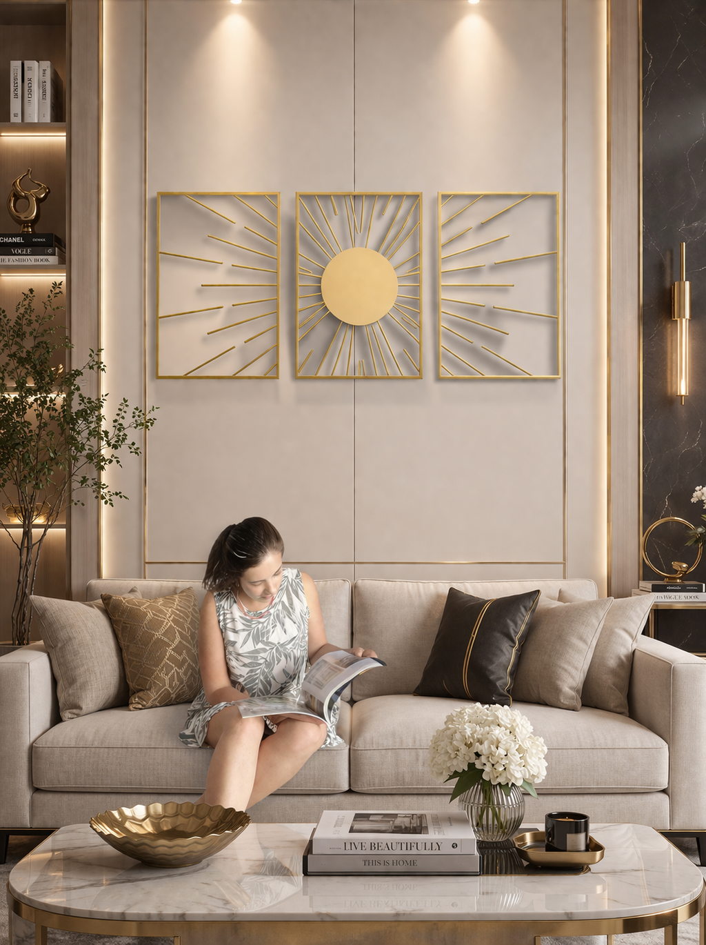 moon wall art