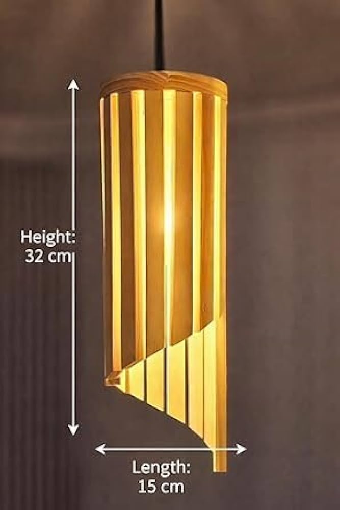 Wooden Ceiling Lamp  Wooden Hanging Lamp (W.L Stick)