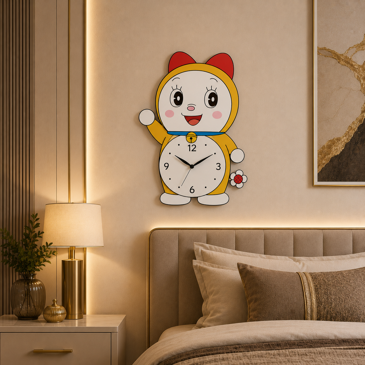 Premium  Wall Clock Dorami