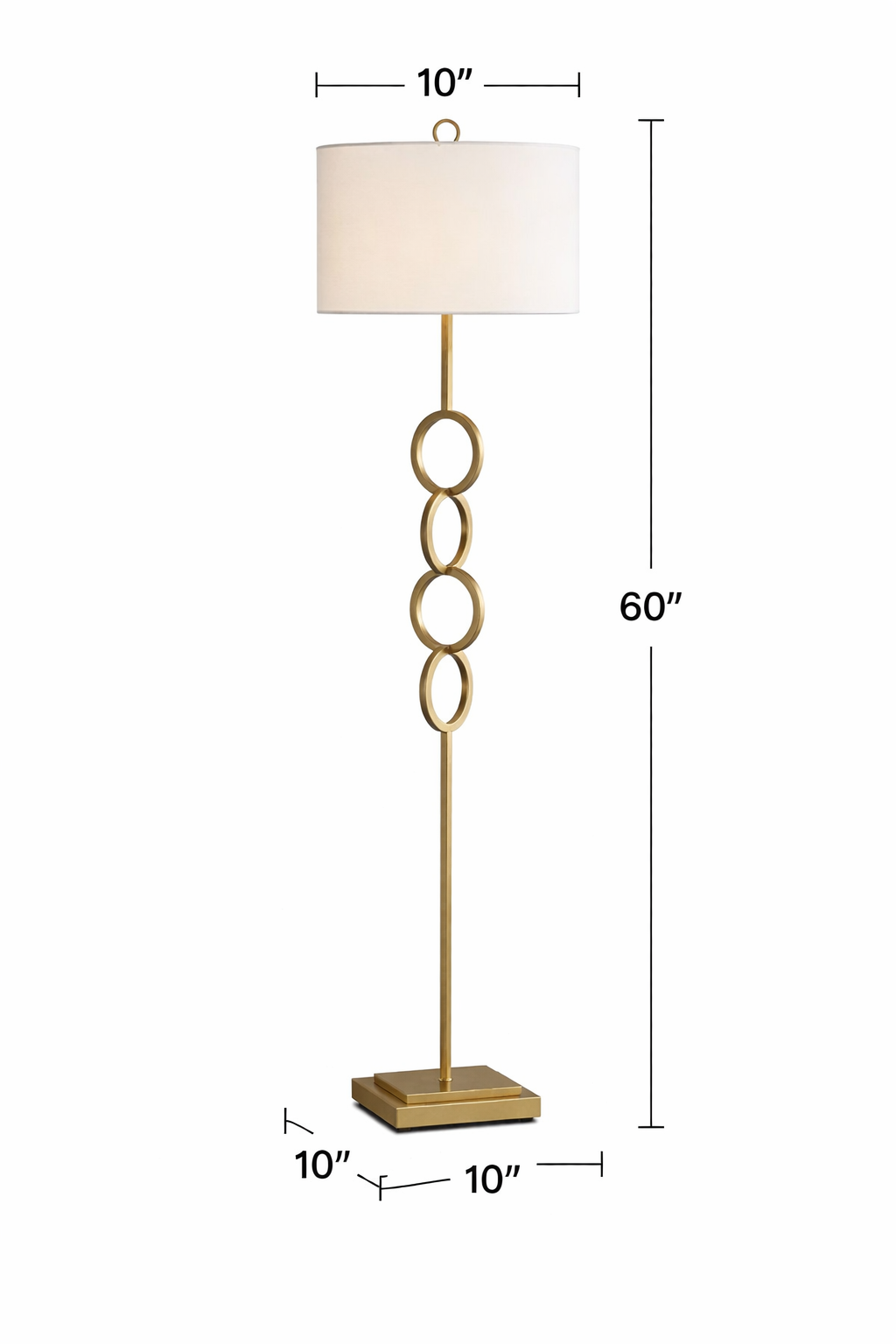 Luxury Metal Lamp Gold (L-Ring)