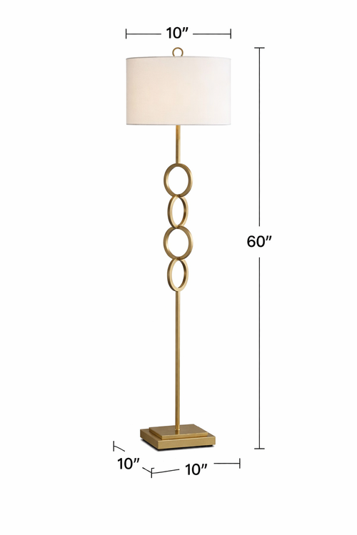 Luxury Metal Lamp Gold (L-Ring)