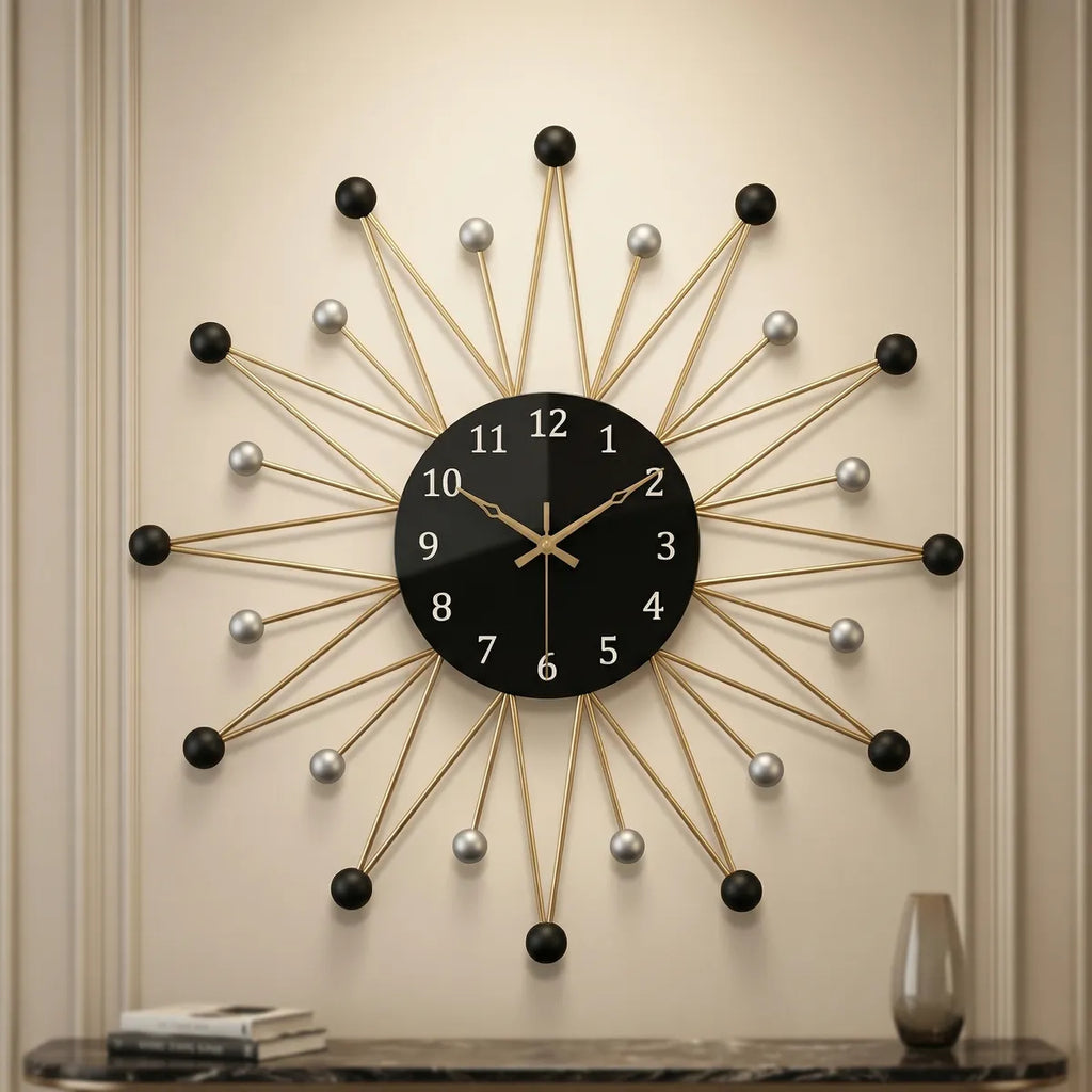 Metal Wall Art Modern Wall Hanging for Bedroom & Home (W-Star)