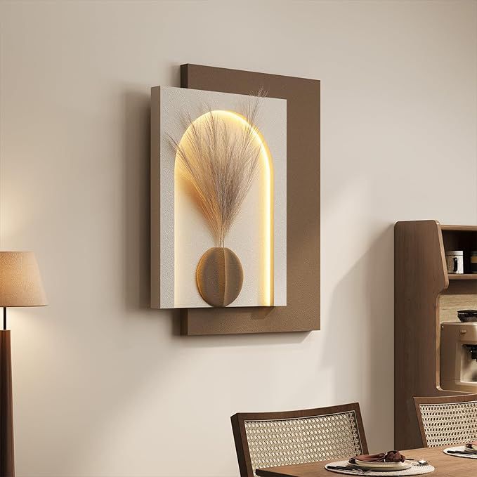 Luxury LED Wall Art Panel | Modern Illuminated Arch Wall Décor | Contemporary Bedroom & Living Room Accent Piece