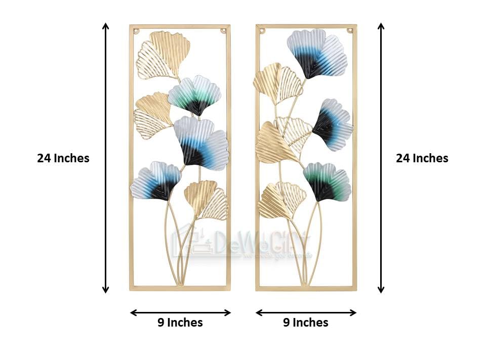 Metal Wall Art Modern Wall Hanging for Bedroom & Home