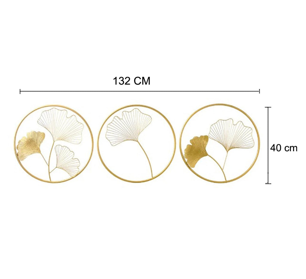 Metal Wall Art Modern Wall Hanging for Bedroom & Home