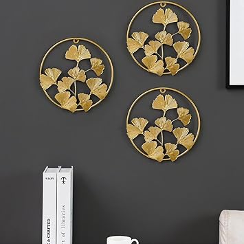 Metal Wall Art Modern Wall Hanging for Bedroom & Home