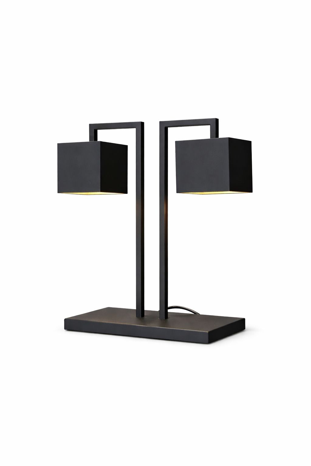 Modern Double Head Table Lamp – Minimalist Metal Decorative Desk Light