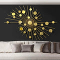 Metal Wall Art Modern Wall Hanging for Bedroom & Home
