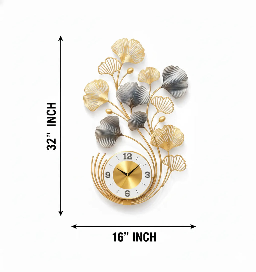 Metal Wall Art Modern Wall Hanging for Bedroom & Home (W-Plant)