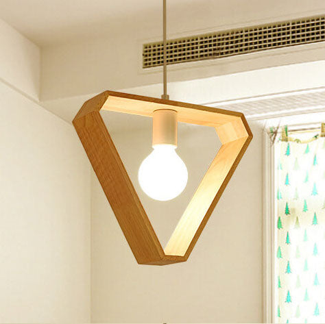 Wooden Ceiling Lamp for Dining Hall Wooden Hanging Lamp (L-20)