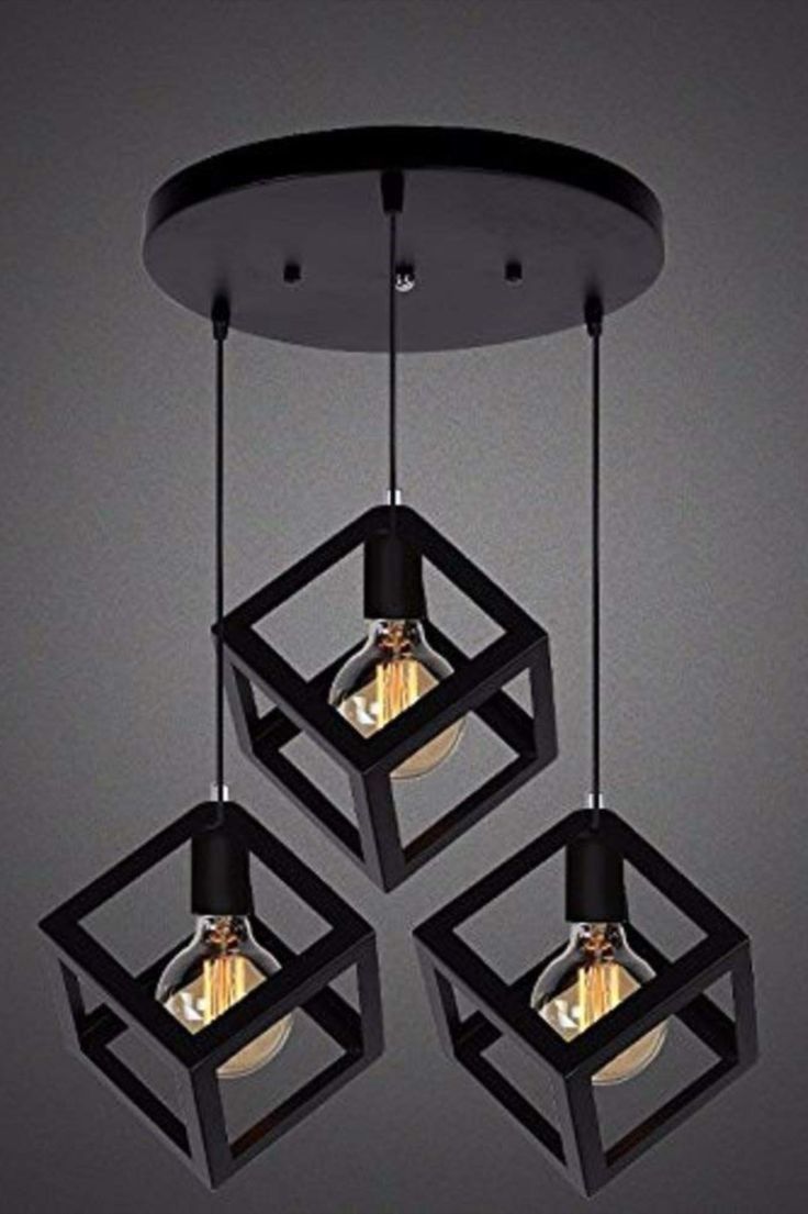 3in1 Base Square Cube Hanging Lamp Square (L-Cube)