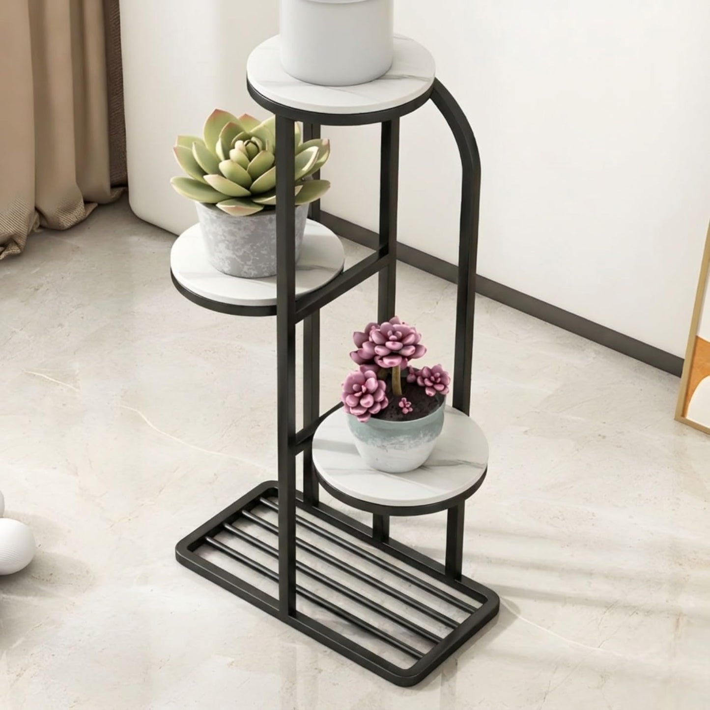 Modern Wooden flower pot Table