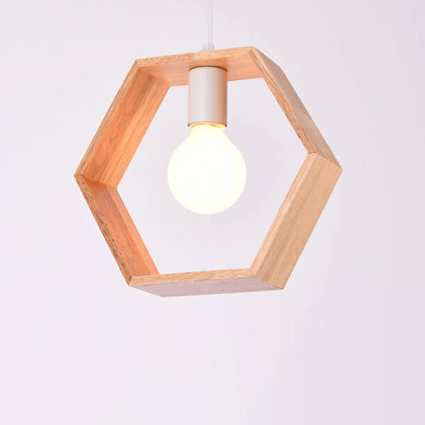Wooden Ceiling Lamp for Dining Hall Wooden Hanging Lamp (L-20)