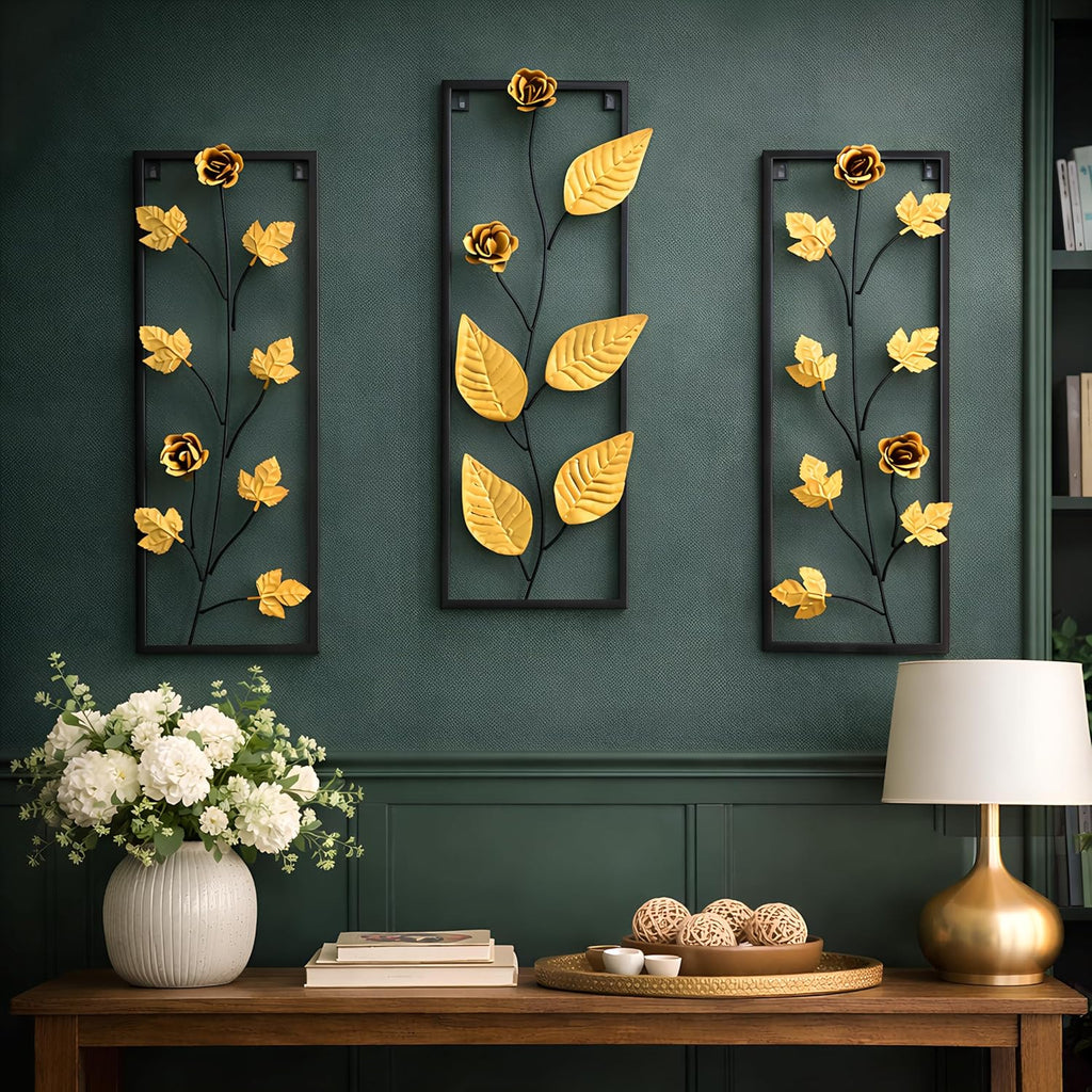 Metal Wall Art Modern Wall Hanging for Bedroom & Home