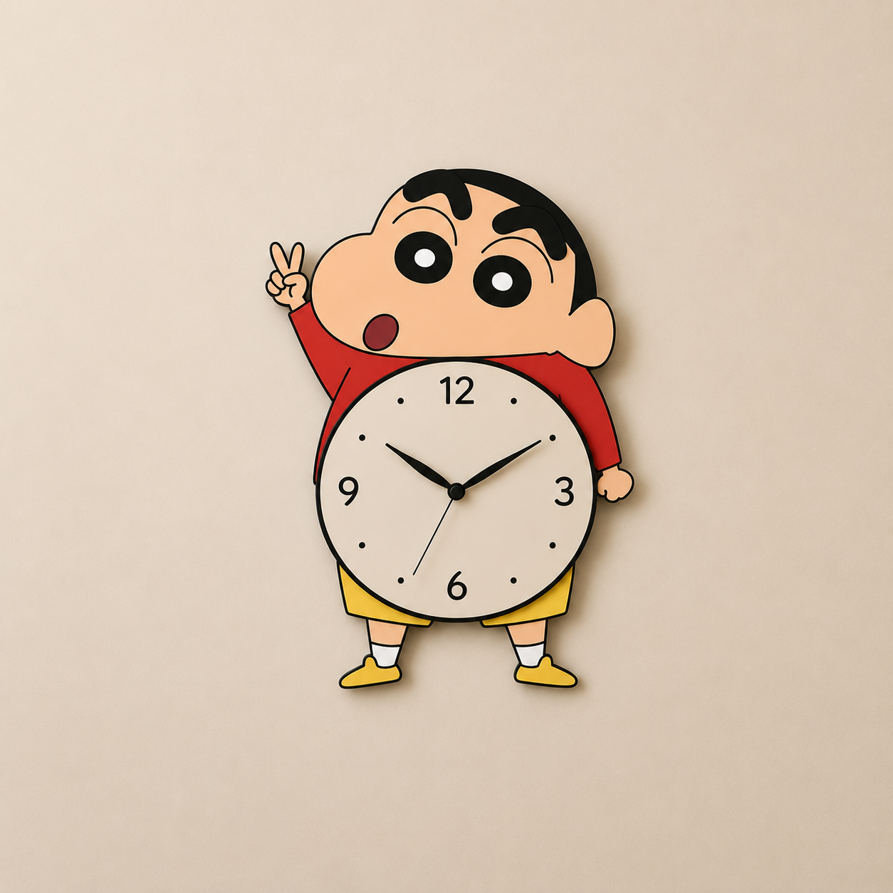 Premium  Wall Clock Doremon Shinchan