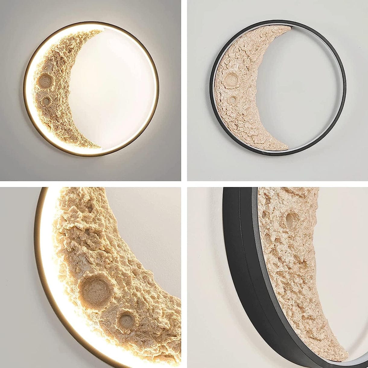 Modern Moon LED Wall Light | Luxury Crescent Moon Wall Décor Lamp