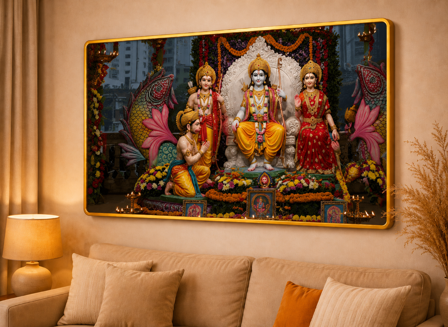 Premium wooden Wall Painting