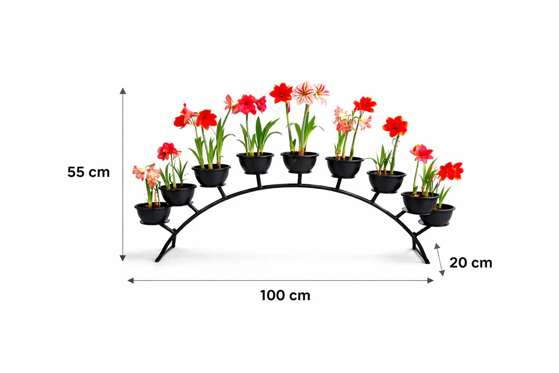 Flower pot stand full black