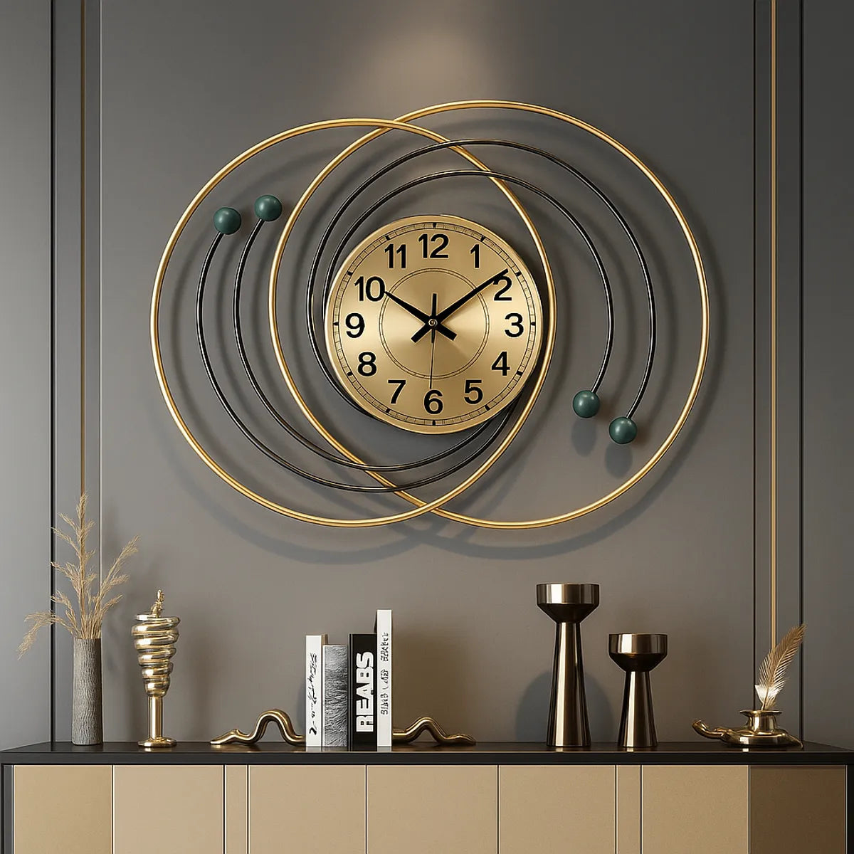 Metal Wall Art Modern Wall Hanging for Bedroom (W-DC)