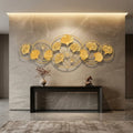 Metal Wall Art Modern Wall Hanging for Bedroom & Home (W-NECKLES)