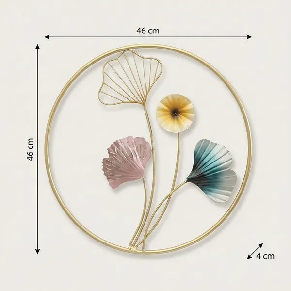 Metal Wall Art Modern Wall Hanging for Bedroom & Home (W-SUNFLOWER)