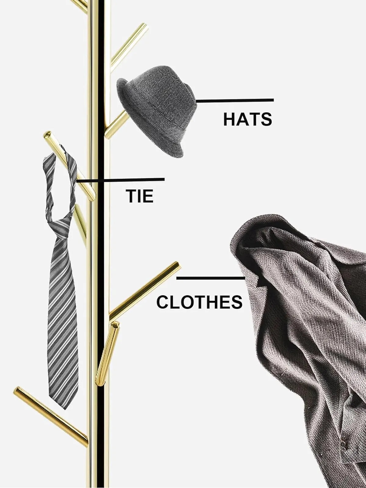 Hanging Clothes Stand Metal