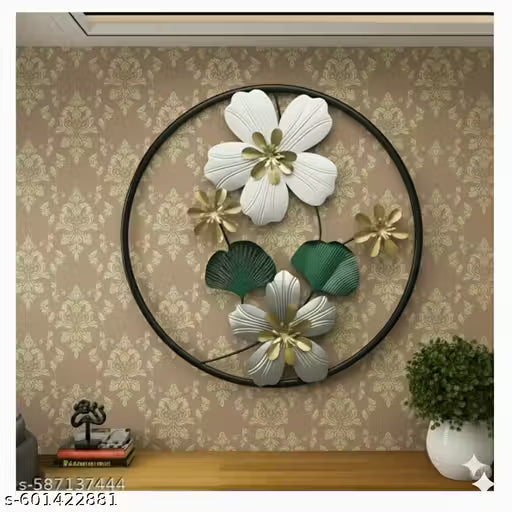 Metal Wall Art Modern Wall Hanging for Bedroom & Home