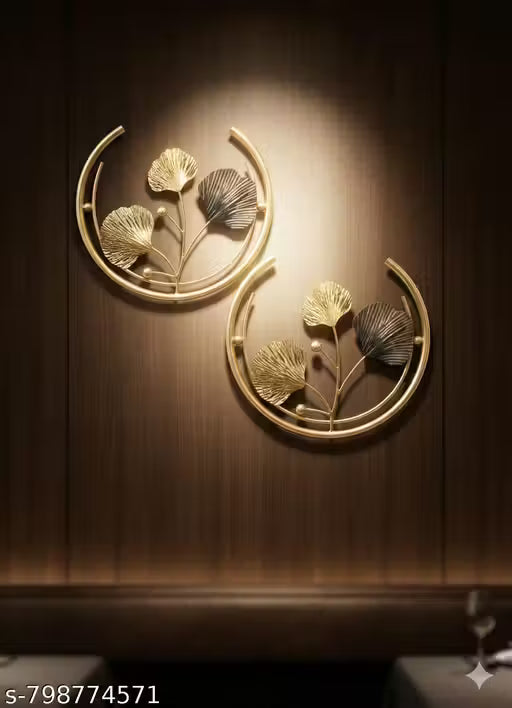 Golden Metal Wall Art