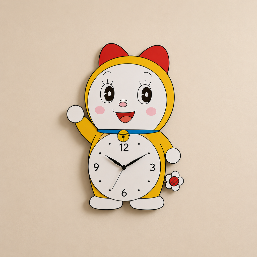 Premium  Wall Clock Dorami