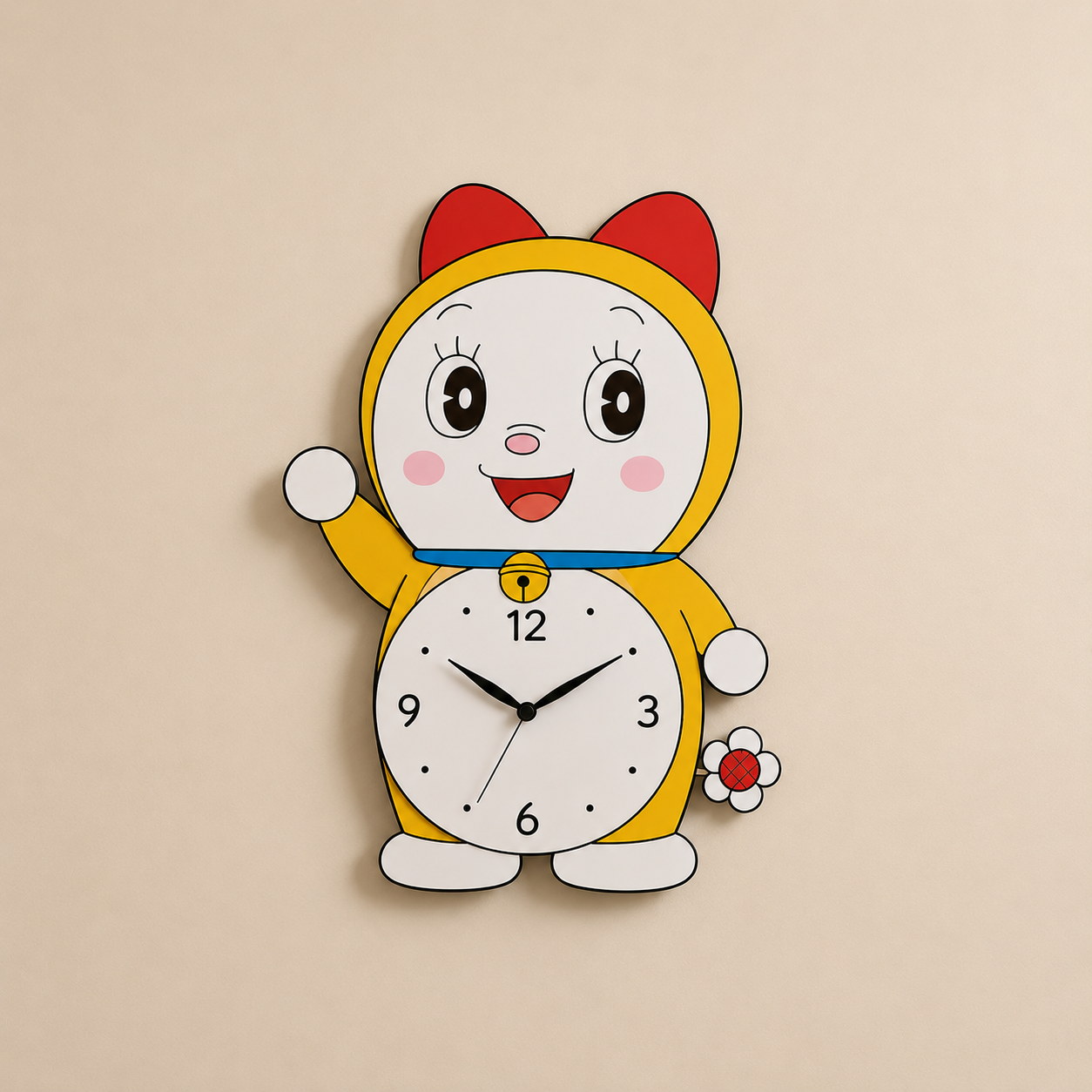 Premium  Wall Clock Dorami