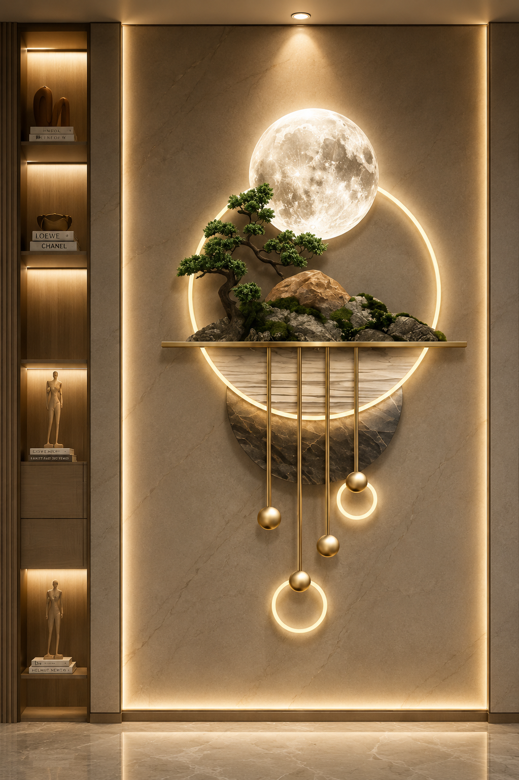 Premium  Wall Moon