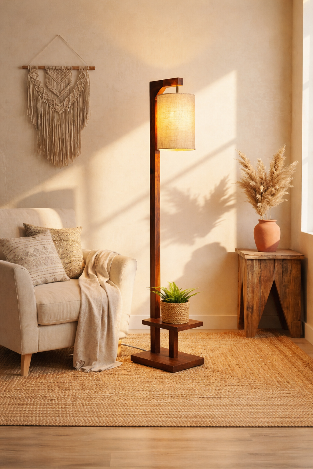 Luxury Lamp wooden