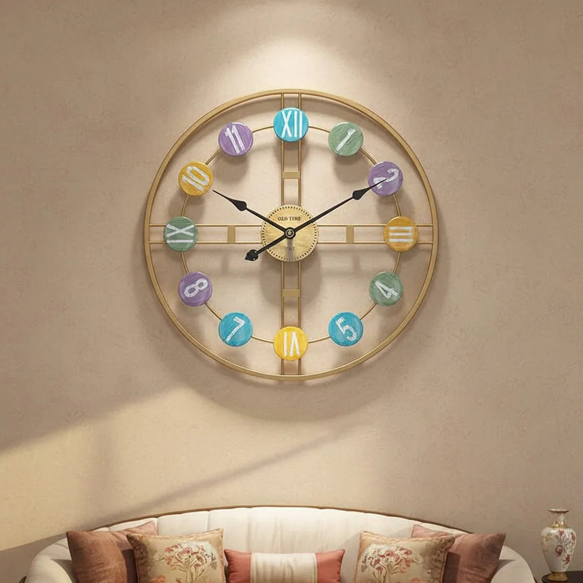 Metal Wall Art Modern Wall Hanging for Bedroom & Home