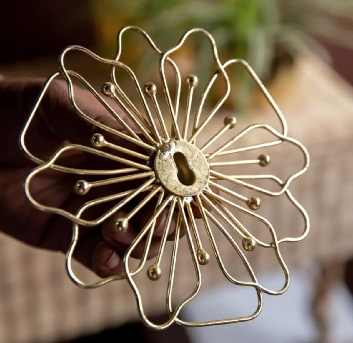 Metal Wall Art Modern Wall Hanging for Bedroom & Home (W-3S)