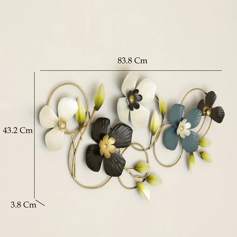 Metal Wall Art Modern Wall Hanging for Bedroom & Home (W-F5)