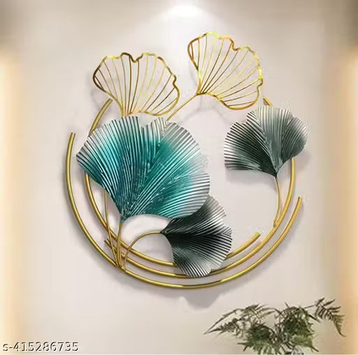 Golden Metal Wall Art