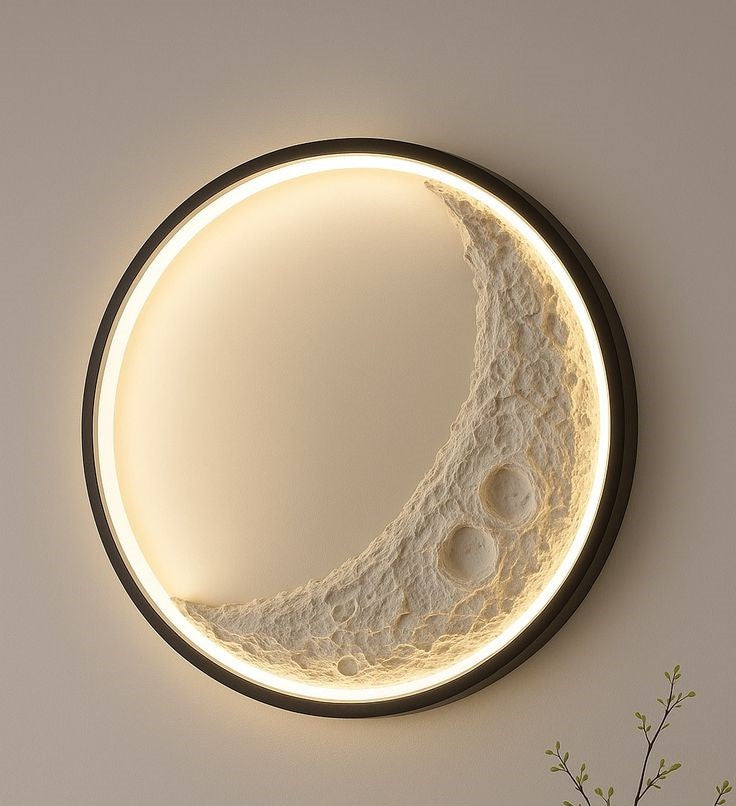 Luxury Moon LED Wall Light | Modern Crescent Moon Decorative Wall Lamp