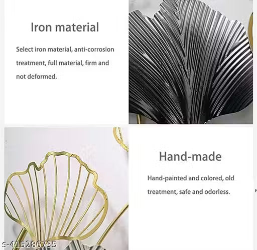 Golden Metal Wall Art