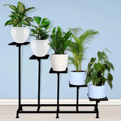 Flower pot stand full black