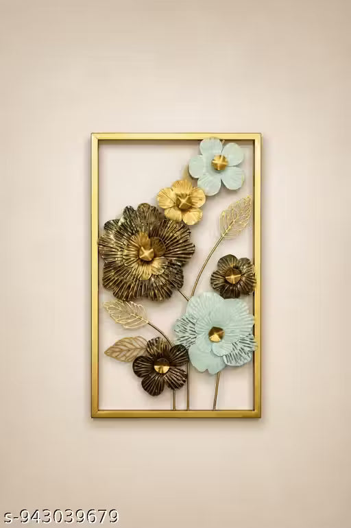 Metal Wall Art Modern Wall Hanging for Bedroom & Home