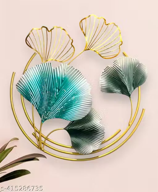 Golden Metal Wall Art